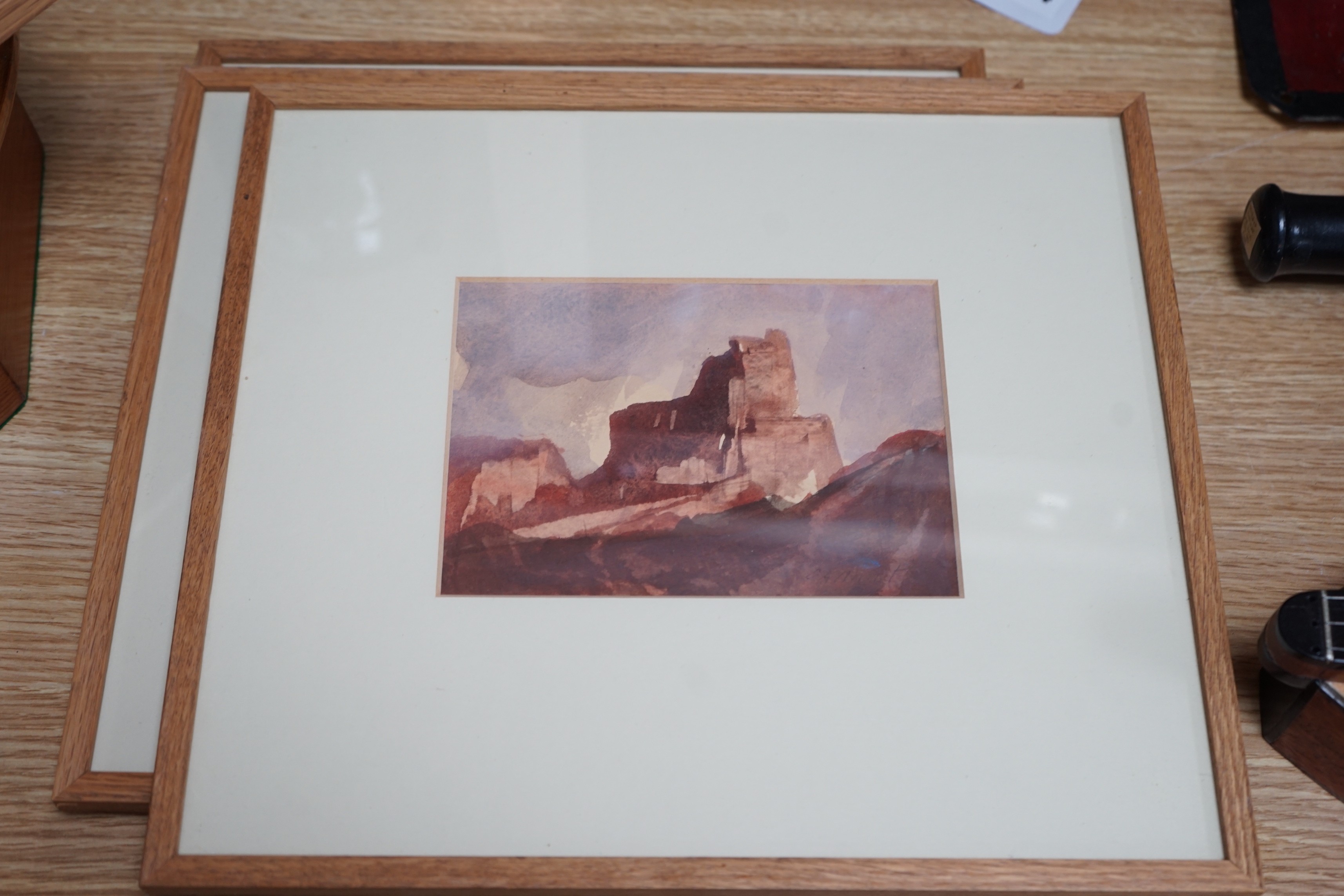 Cecil Arthur Hunt R.W.S. (1873-1965), six watercolours, Assorted landscapes, signed, largest 11.5 x 16.5cm